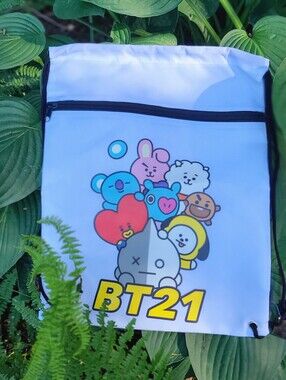 Official BT21 LINE FRIENDS Drawstring Backpack
